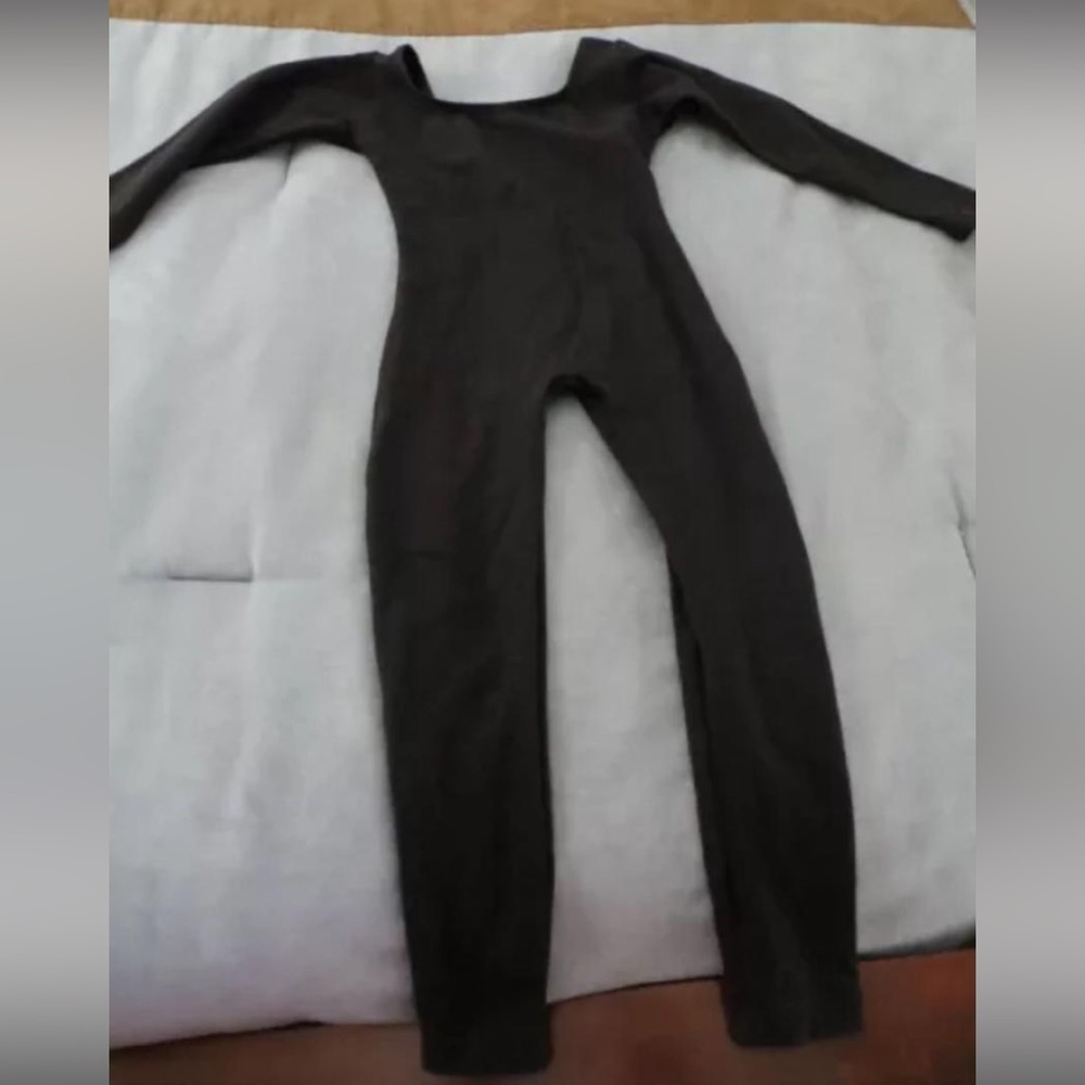 NWOT Girl’s Black Long Sleeve Unitard Size Child S